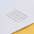 Silver metal T-pins for DIY jewelry making, hairpins, and beaded craft linking accessories. - 18mm / Silver