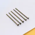 Bronze T-Pins for DIY Jewelry Making Hairpins Tassel Beading Craft Accessories - 18mm / Antique Bronze