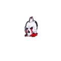 Halloween skull brooch punk gothic horror enamel pin badge for backpack jacket decoration - Melting Candle Skull Style (C2668-2)