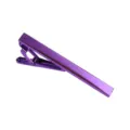Pince à Cravate Métal Violet Homme Classique Élégante Barre De Cravate Accessoire Costume - Violet (T1084-PU)