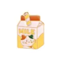Jolie broche émaillée en forme de brique de lait chat dessin animé pour veste sac à dos - Style Brique de Lait Chat (C2583-4)