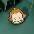 Schattige cartoon aap emaille pin legering metalen badge kleding rugzak accessoire cadeau - Aap (C1966-5)