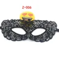 Black lace masquerade mask half face eye mask for women party Halloween costume supplies. - Zorro (Z-006)