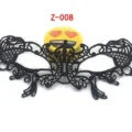 Black lace masquerade mask for women, sexy half face party Halloween eye mask costume. - Small Butterfly (Z-008)