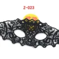 Black lace masquerade mask for women, sexy half face eye mask for Halloween party costume. - New Zorro (Z-023)