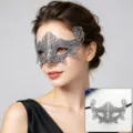 Zilveren kant masquerade masker voor vrouwen, half gezicht oogmasker Halloween feest. - 04 Vos