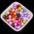 Colorful faceted acrylic loose beads for handmade jewelry DIY beading crafts wholesale. - Multicolor