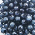 Acrylic faceted round beads bulk wholesale for handmade jewelry crafting and DIY bracelets. - 8mm 100pcs / 21# Black