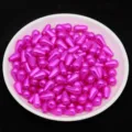 Roze druppel imitatie parel kralen 6x10mm losse kralen voor DIY handgemaakte sieraden - Rozerood
