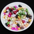 Druppelvormige kunstparels losse kralen 6x10mm voor DIY handgemaakte sieraden ketting - Meerkleurig