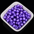 Purple faceted acrylic beads loose beads for DIY handmade jewelry crafting and beading accessories - Dark Purple