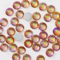 Close-up detail of colorful flatback glass rhinestones for DIY nail art and phone decoration. - SS3 (Approx 1.3MM) Approx 1440 Pcs / Heavenly Light