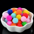 12mm cuentas ABS de colores perla de imitacion para manualidades slime lote nuevo - 20 Piezas/Paquete / Multicolor