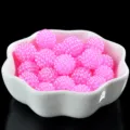 12mm cuentas bayberry acrilico rosa chunky bubblegum cuentas diy cuentas sueltas manualidades - 20 Piezas/Paquete / Rosa