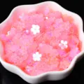 Lentejuelas de flores holográficas rosas para decoración de uñas y maquillaje de ojos. - Rosa