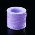 Cordon chino morado para hacer joyas, hilo de jade numero 72 para proyectos de tejido manual. - Violeta Claro