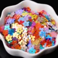 Lentejuelas de flores de colores para arte de uñas y decoración de maquillaje DIY. - Multicolor