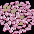 Strass para uñas de color rosa en forma de gemas de cristal flatback para manicura brillante - Rosa Claro