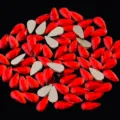 Estrases de cristal rojos en forma de gota de espalda plana para nail art y decoración - Rojo