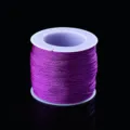 Cordón de nailon morado 72#, hilo de nudo chino, hilo para hacer joyas de bricolaje, manualidades. - Púrpura profundo