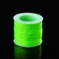 Bobina de Hilo de Nylon Verde Neón 72# para Pulsera de Nudo Chino y Manualidades DIY - Verde Fluorescente