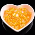 100pcs 9mm Transparent AB Couleur Coeur Perles DIY Vrac Perles Bijoux Accessoires - Env. 100 Pièces/Paquet / Orange AB