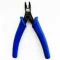 Mini blue handle craft pliers multifunctional jewelry beading wire cutting tool 1pc - Crimping Pliers