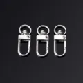 Mosquetones giratorios de metal plateado para bolsos accesorios de herrajes bricolaje - Hebilla de Puerta / Plateado