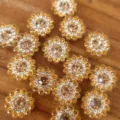 14mm Girasoli Strass Bottoni Cristallo Diamante Artigianato Cucito Accessori DIY Fiocco Capelli - 50 Pezzi/Confezione / Caffè