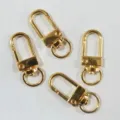 Mosquetones giratorios de metal dorado para bolsos llaveros accesorios de ferretería - Hebilla de Puerta / Dorado