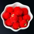 Red faux fur pom pom charms 16mm DIY jewelry pendants for earrings necklaces handmade craft - 10 Pieces/Pack / Red