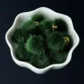 16mm dark green fluffy faux mink fur ball charms with gold loops for DIY jewelry making. - 10 Pieces/Pack / Dark Green