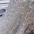 Perline di Pagoda in Vetro Forato Cristallo Colore AB Elettrolitico Accessori Gioielli DIY - Colore AB Importato