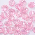 Cuentas de pétalos de colores AB rosa para horquillas Hanfu DIY y accesorios de joyería - 50 g aprox. 100 uds. / Rojo Rosa AB