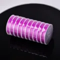 Cordón de nailon morado para joyería, hilo de jade trenzado de 0,8 mm para hacer pulseras artesanales. - Púrpura profundo