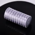 Variante de cordón de jade gris 72#, hilo multi-bobina de 0.8mm para joyería y manualidades DIY. - Gris