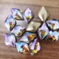Fancy shape crystal rhinestones, mixed rhombic glass stones for DIY nail art and jewelry making. - Diamond Pattern / 9x10mm 12 Pieces