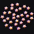 Laser roze ster nagel strass steentjes platte kristal bedels voor DIY nail art decoratie 20st - Ster / 5mm 20 Stuks/Verpakking / Laser Roze