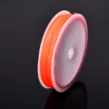 Orange 72 jade weaving cord on spool for DIY bracelet and jewelry accessories crafting. - Orange
