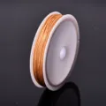 Gold-brown 72 jade thread braided cord variant for DIY bracelets and pendant accessories. - Light Coffee