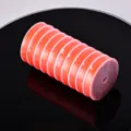 Bright orange 72# jade thread DIY craft cord spool for beading, necklace making, and pendant crafting. - Orange