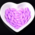 Strass in resina marquise piatto viola chiaro, 30pz accessori per abbigliamento DIY. - Viola chiaro