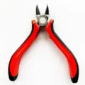 Mini diagonal cutting pliers for DIY jewelry wire making red black handle sharp tool - Diagonal Cutting Pliers with Thick Handle
