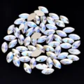 Strass in cristallo AB marquise per nail art fai da te e decorazione artigianale vista principale - Taglio marquise / 20 Pezzi (5x10mm)