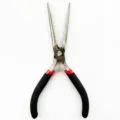 Mini needle nose jewelry pliers for DIY handmade wire wrapping and beading crafts tool. - Long Needle Nose Pliers