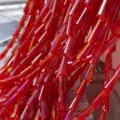 Perline a pagoda in cristallo AB rosso perline di vetro sfuse sfaccettate per accessori fai da te. - Rosso AB