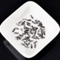 Schwarze tropfenförmige Strasssteine für Nageldesign flache Kristalle DIY Set 20 Stk - Tropfenform / 2x6mm / Mineralgrau