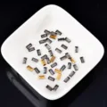 Gemengde rechthoekige glazen nagelstrass platte kristallen voor nail art en decoratie - Nr. 4 2,5x5 mm rechthoekvorm