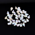 Strass a goccia per nail art retro piatto cristallo AB vetro diamanti DIY variante - A forma di goccia / 20 Pezzi (5x8mm)