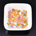 Flache Tropfen Nagel Strasssteine AB Kristall Aurora Glassteine für DIY Nageldesign - Tränenförmig (10#) / 5x8mm